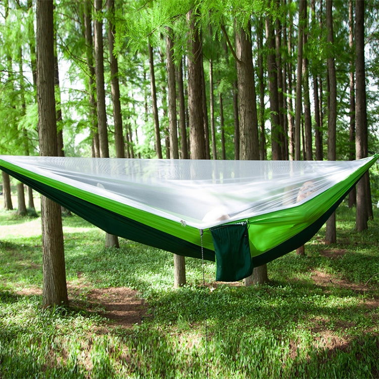 Portable Outdoor Parachute Hammock with Mosquito Nets