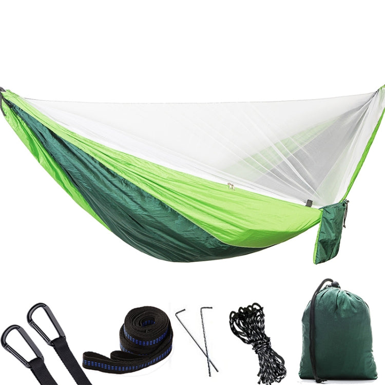 Portable Outdoor Parachute Hammock with Mosquito Nets