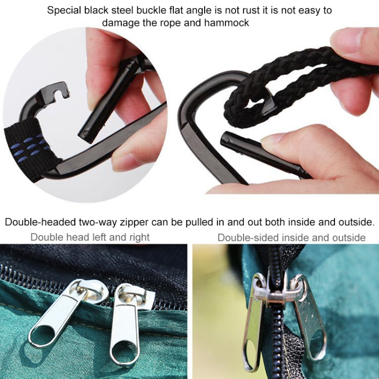 Portable Outdoor Parachute Hammock with Mosquito Nets