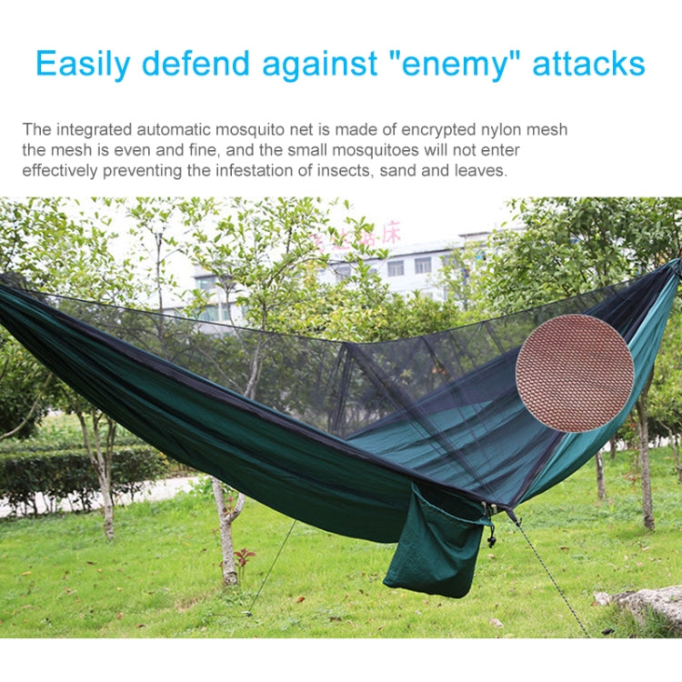 Portable Outdoor Parachute Hammock with Mosquito Nets