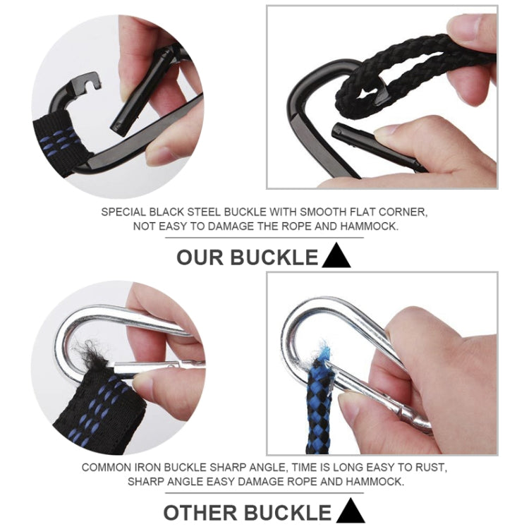 Portable Outdoor Camping Full-automatic Nylon Parachute Hammock with Mosquito Nets, Size : 290 x 140cm