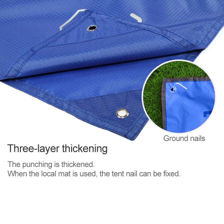 3 in 1 Aotu AT6927 Multifunctional Outdoor Camp Riding Raincoat Picnic Blanket,  Size: 217x143cm, 217x143cm (Orange), 217x143cm (Blue)