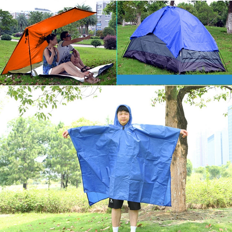 3 in 1 Aotu AT6927 Multifunctional Outdoor Camp Riding Raincoat Picnic Blanket,  Size: 217x143cm