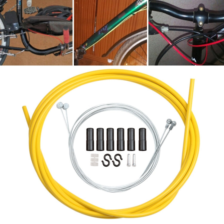 Universal Bicycle Brake Cable Tube Set, Black, Orange, Green, Grey, Blue, Red, White, Yellow