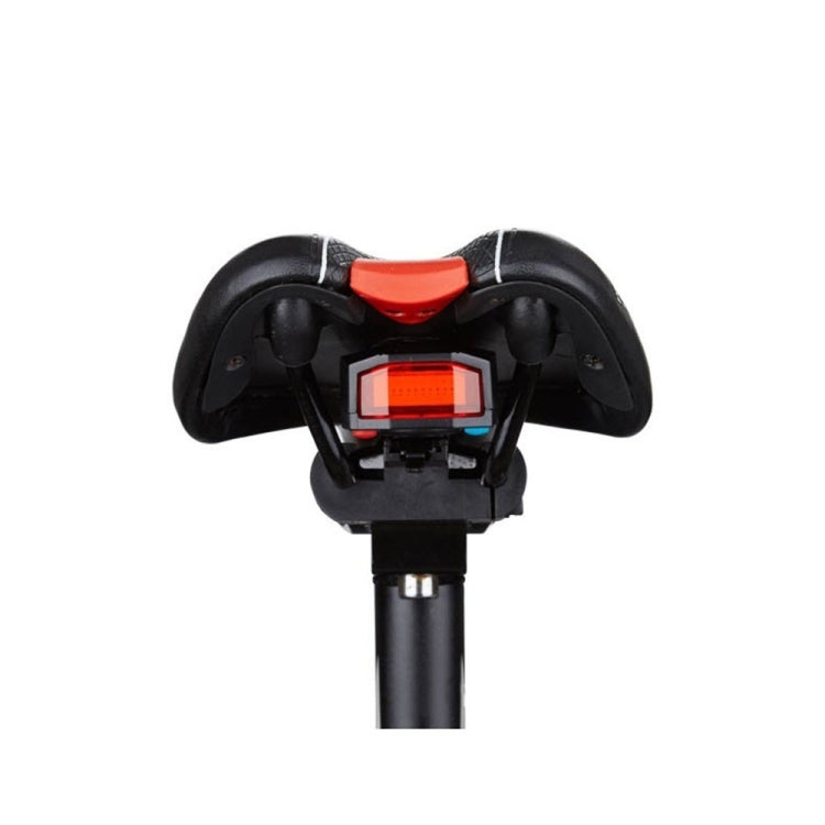 IP65 Waterproof USB Rechargeable Smart COB LED Alarm Bicycle Rear Light Taillight with Remote Control, Control Distance: 1-100m