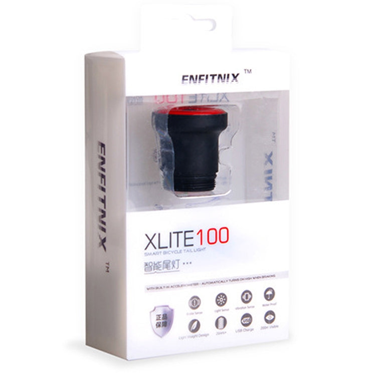 XLITE100- ETA100 IPX-6 Detachable USB Rechargeable Intelligent Sensor Brake Taillight