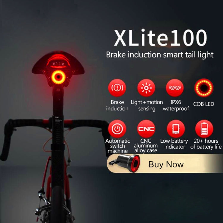 XLITE100- ETA100 IPX-6 Detachable USB Rechargeable Intelligent Sensor Brake Taillight