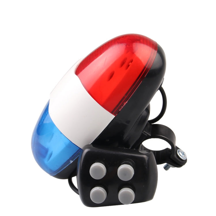 Bicycle 4 Tone Electronic Horn Mountain Bike LED Tail Light Bicycle Multifunction Horn