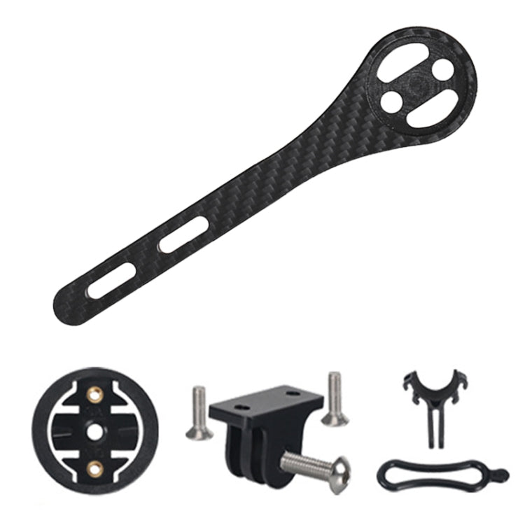 TOSEEK Full Carbon Fiber Road Bicycle Code Table Holder For Garmin Series(Gloss)