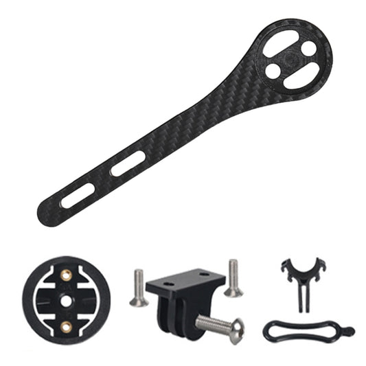 TOSEEK Full Carbon Fiber Road Bicycle Code Table Holder For Garmin Series(Gloss)