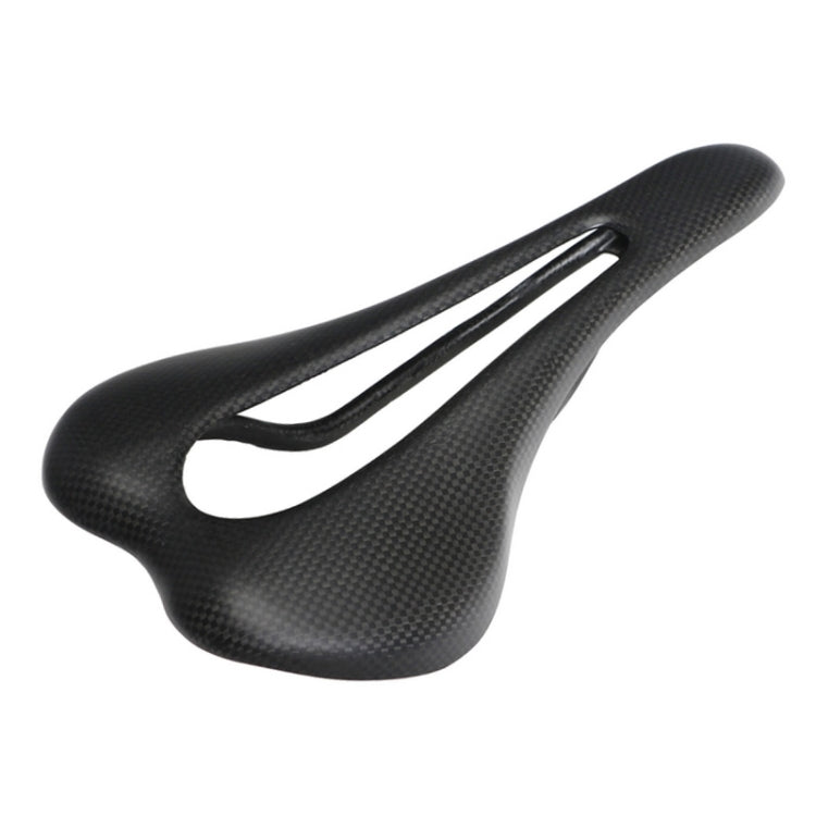 TOSEEK Road Bike Carbon Fiber Seat Bicycle Hollow Seat Saddle, 3K Texture + Extinction