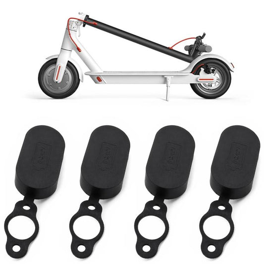 4 PCS Silicone Charging Port Waterproof Cover Dust-proof Plug Electric Scooter Accessories for Xiaomi Mijia M365