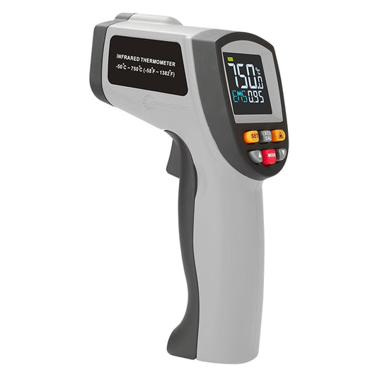 GT750 Portable Digital Laser Point Infrared Thermometer, Temperature Range: -50-750 Celsius Degree without Battery