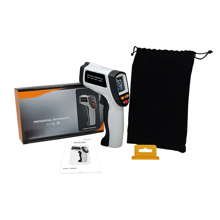 GT750 Portable Digital Laser Point Infrared Thermometer, Temperature Range: -50-750 Celsius Degree without Battery