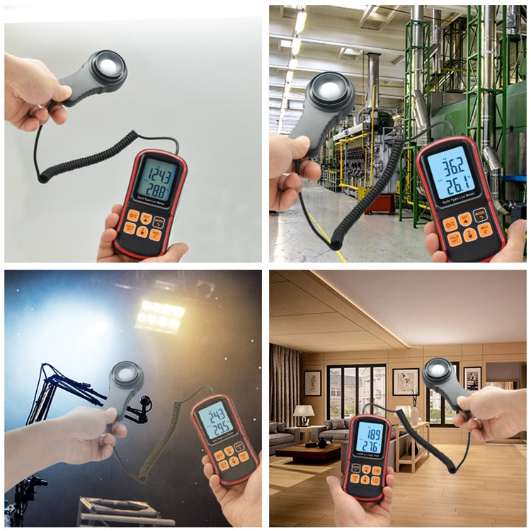 BENETECH GM1030 Portable Split Digital Illuminometer LUX Meter