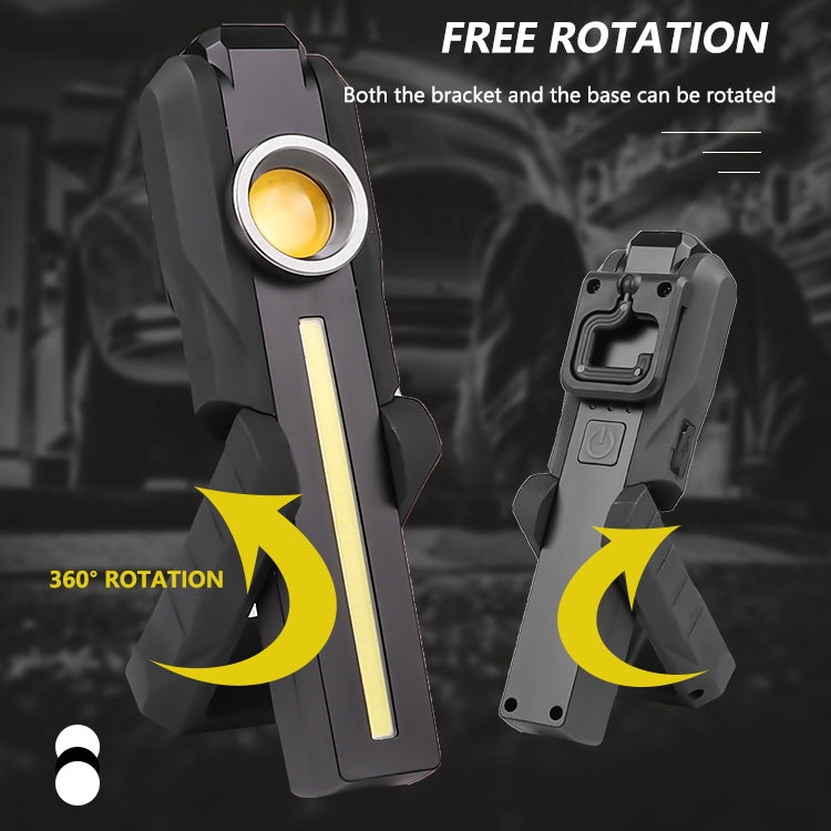 1902B Flashlight Rechargeable Lantern 4 Lighting Mode