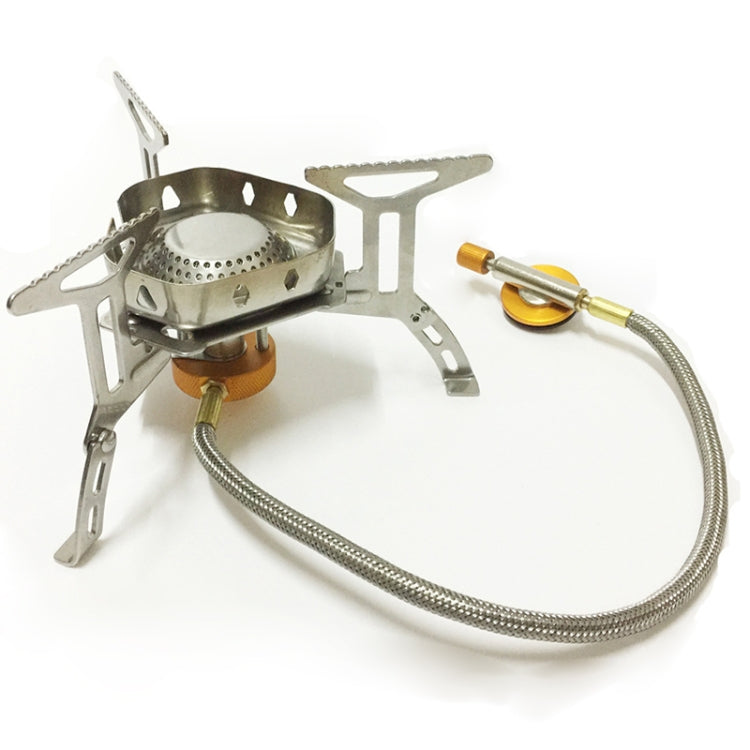 S187 Outdoor Portable Mini Stainless Steel Camping Stove Windproof Gas Stove