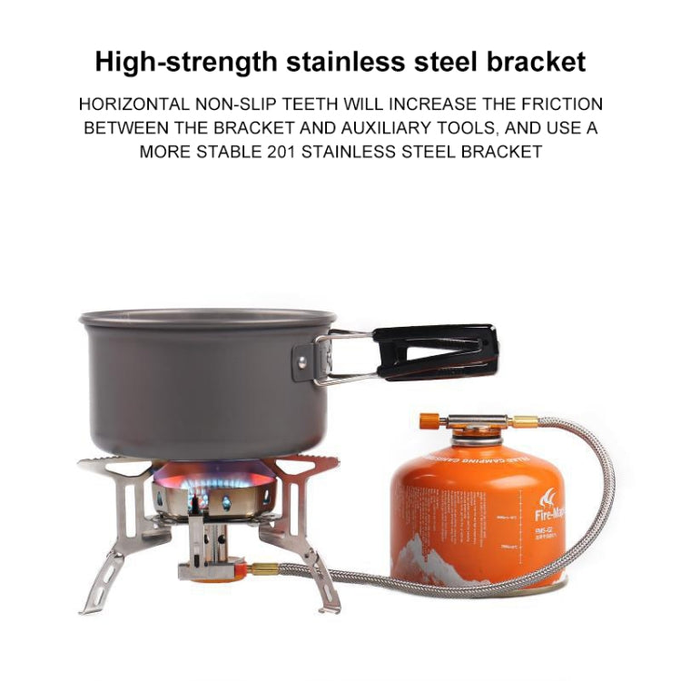 S187 Outdoor Portable Mini Stainless Steel Camping Stove Windproof Gas Stove