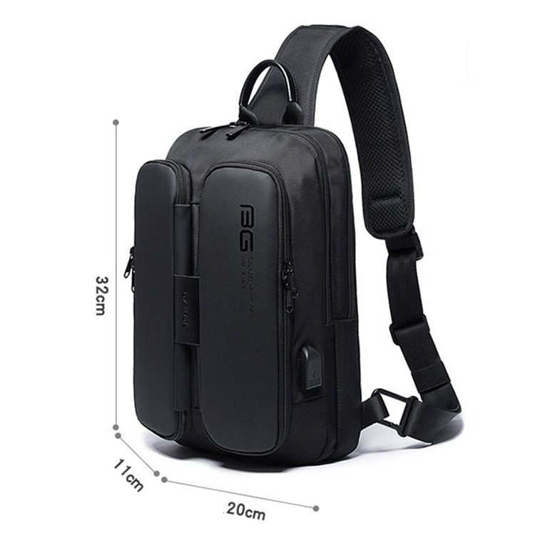 BANGE Fashion Casual Shoulder Bag Outdoor USB Chest Bag