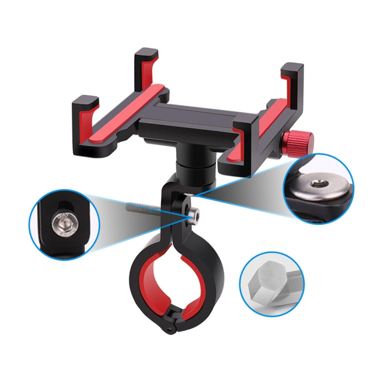 GB0143 360 Degree Rotating Aluminum Alloy Bicycle Phone Holder