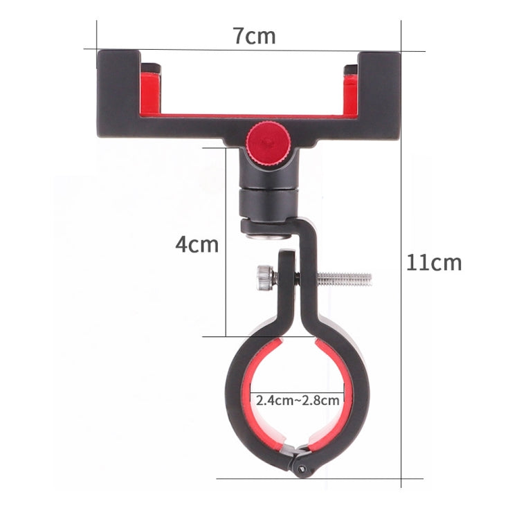 GB0143 360 Degree Rotating Aluminum Alloy Bicycle Phone Holder