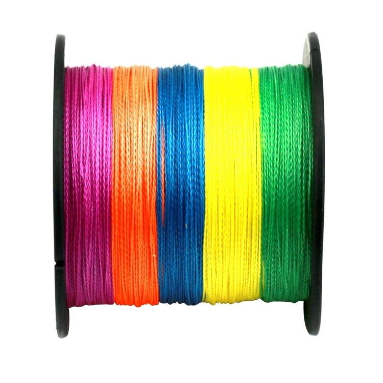 HENGJIA Colorful 5.0# 0.37mm 50LB 22.6kg Tension 300m Extra Strong 4 Shares Braid PE Fishing Line Kite Line
