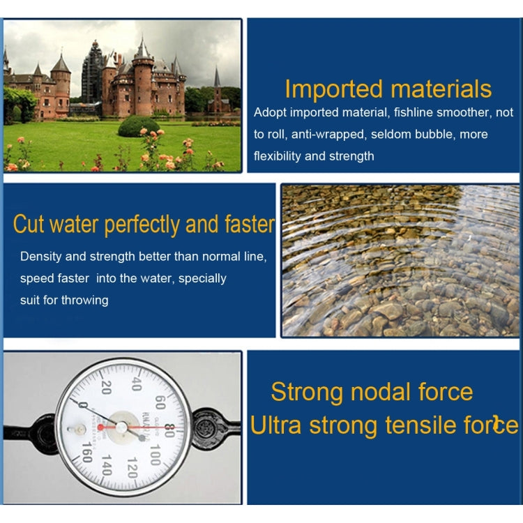 HENGJIA Colorful 2.0# 0.24mm 28LB 11.3kg Tension 300m Extra Strong 4 Shares Braid PE Fishing Line Kite Line