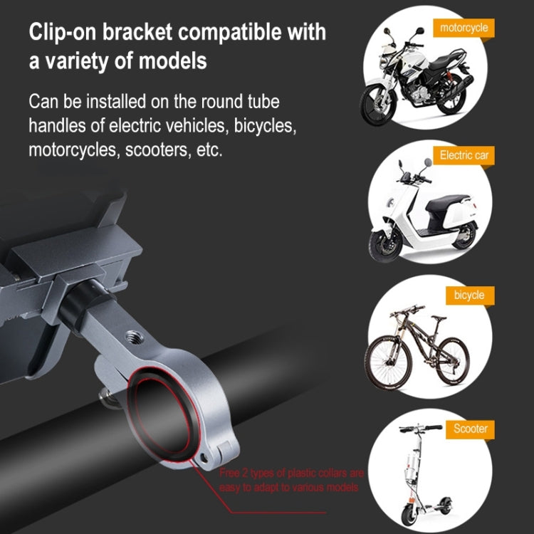 BIKERSAY MP007 Universal Aluminum Alloy Motorcycle Bicycle Phone Holder