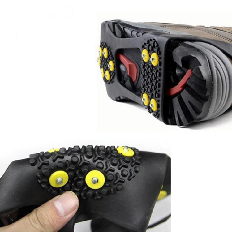 10 Teeth Ice Claw Outdoor Non-slip Shoes Covers for Ice Snow Ground, Size : XL