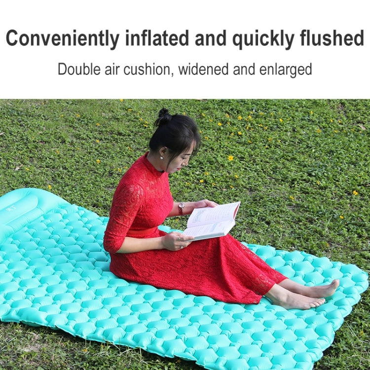 Outdoor Camping Foot-step Automatic Inflatable Cushion Portable TPU Inflatable Double Bed, Size: 195 x 119 x 16cm