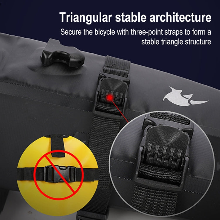 Rhinowalk TF551 2.5L Full Waterproof Bicycle Saddle Bag