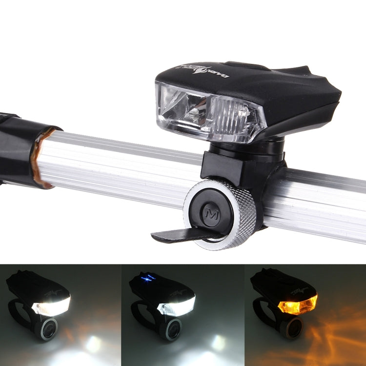 Waterproof USB Rechargeable 5 Modes Yellow & White Light 400LM COB LED Bike Taillight