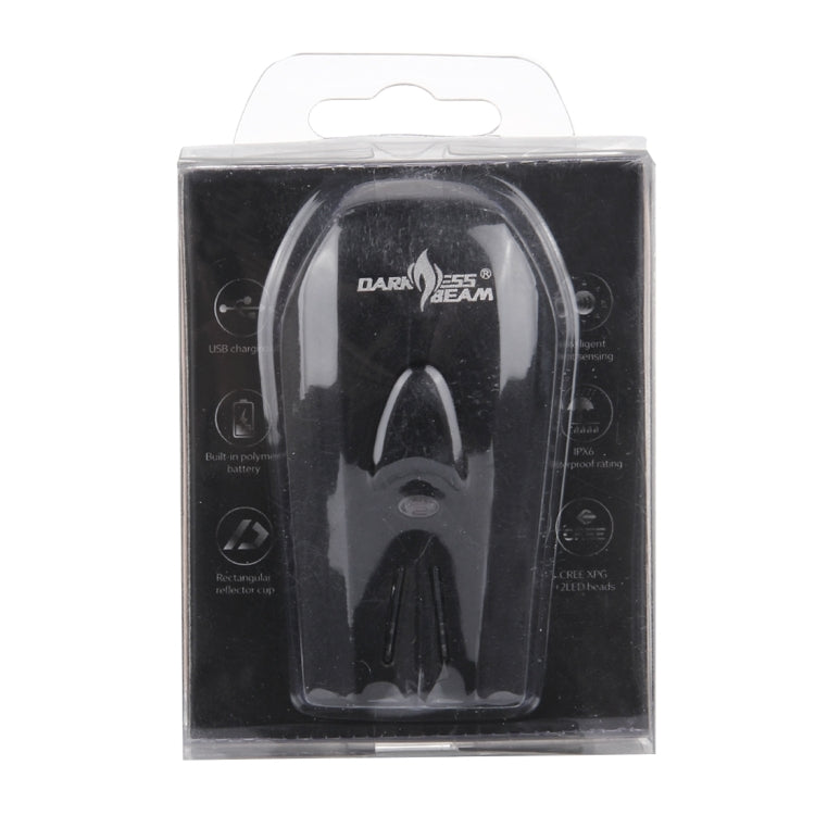 Waterproof USB Rechargeable 5 Modes Yellow & White Light 400LM COB LED Bike Taillight