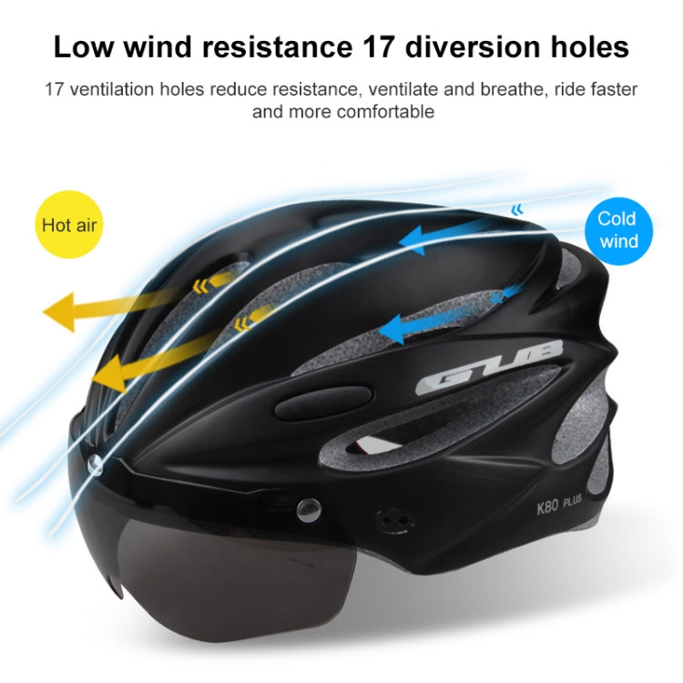 GUB K80 Plus Bike Helmet With Visor And Goggles, GUB K80 Plus(Fluorescent Green), GUB K80 Plus(Black), GUB K80 Plus(Orange), GUB K80 Plus(Gradient Blue), GUB K80 Plus(Gradient Purple), GUB K80 Plus(Red), GUB K80 Plus(Titanium Color), GUB K80 Plus(White)