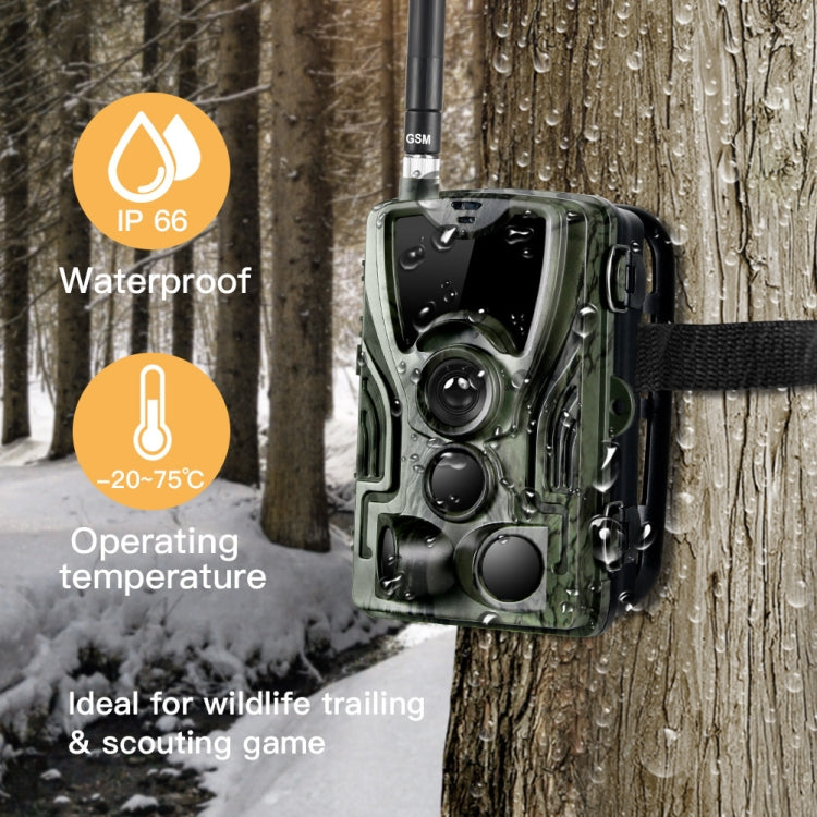 HC801G 3G WCDMA Waterproof IP66 IR Night Vision Security Hunting Trail Camera, 120 Degree PIR Angle