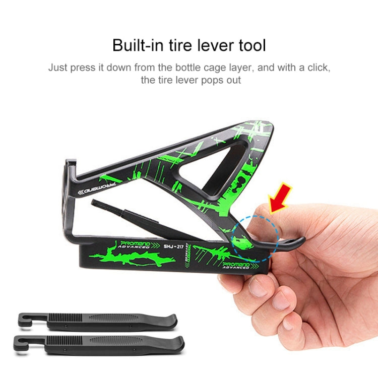 PROMEND SHJ-25217 Bicycle Water Bottle Holder Built-in Tire Levers