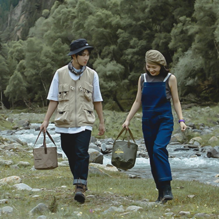 Naturehike NH20SJ040 20L PVC Outdoor Camping Foldable Water Storage Bucket