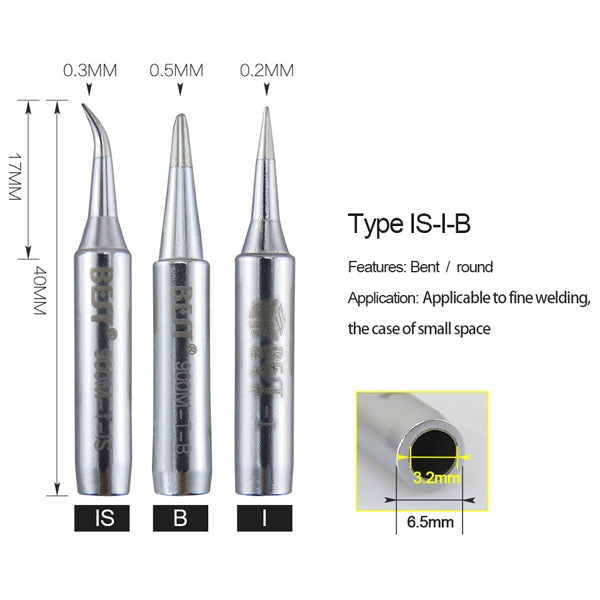 BEST Lead Free Series Soldering Tip Welding Contact Head 900M-T-B