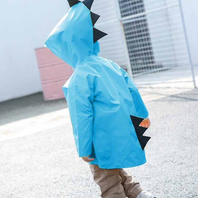 Cartoon Dinosaur Children Fashion Raincoat Size: M