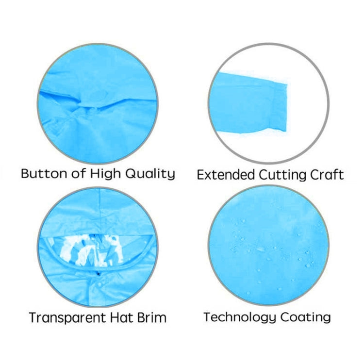 Cartoon Dinosaur Children Fashion Raincoat Size: L