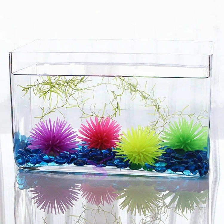 Aquarium Articles Decoration TPR Simulation Sea Urchin Ball Coral, Size: L, Diameter: 13cm