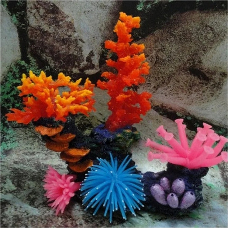 Aquarium Articles Decoration TPR Simulation Sea Urchin Ball Coral with Point, Size: M, Diameter: 10cm