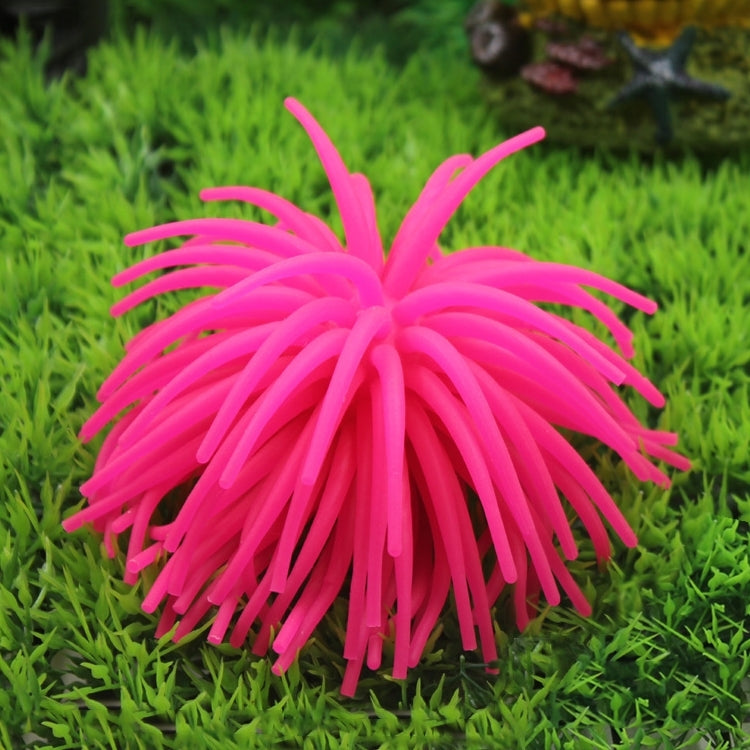 Aquarium Articles Decoration TPR Simulation Sea Urchin Ball Coral, Size: M, Diameter: 10cm