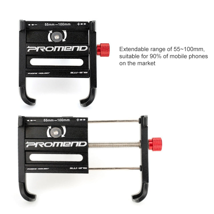 PROMEND SJJ-275 Bicycle Aluminum Alloy Phone Holder for Handlebar