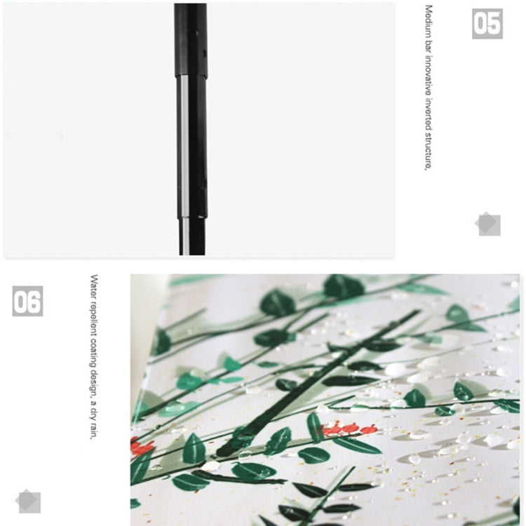 Creative Fresh Style Three Fold Silver Tape Anti Ultraviolet Sunshade Umbrella