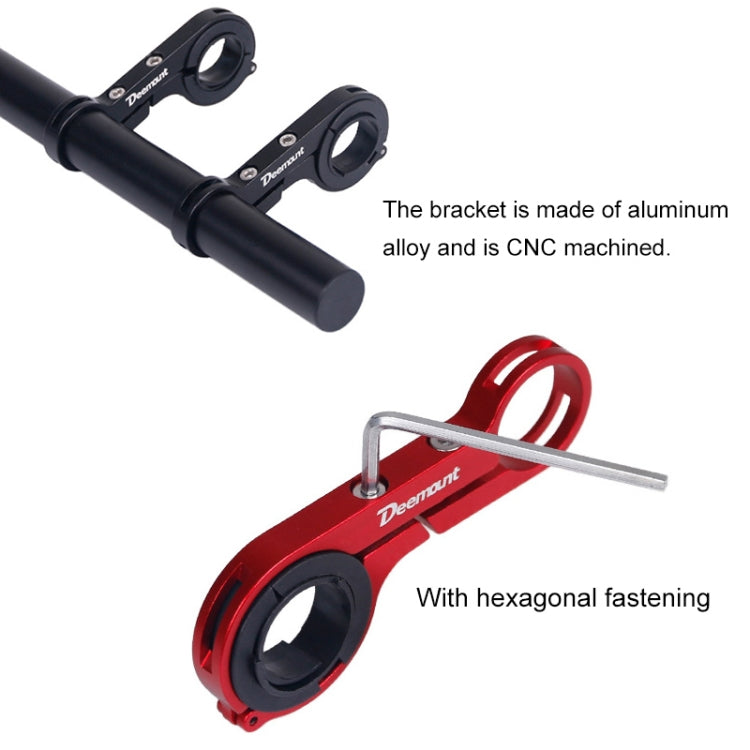 HLD-208 Mountainous Bicycle Aluminium Alloy Handlebar Extension Frame Flashlight Bracket