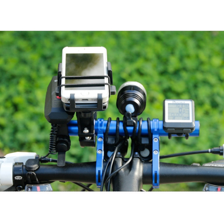 HLD-208 Mountainous Bicycle Aluminium Alloy Handlebar Extension Frame Flashlight Bracket