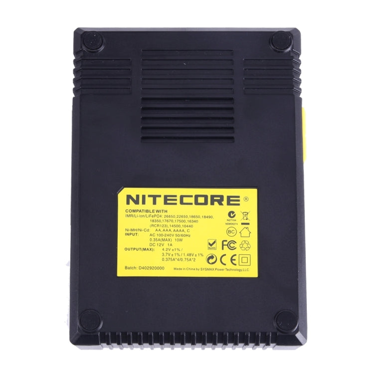 Nitecore D4 Intelligent Digi Smart Charger with LCD Display for 14500, 16340 (RCR123), 18650, 22650, 26650, Ni-MH and Ni-Cd (AA, AAA) Battery