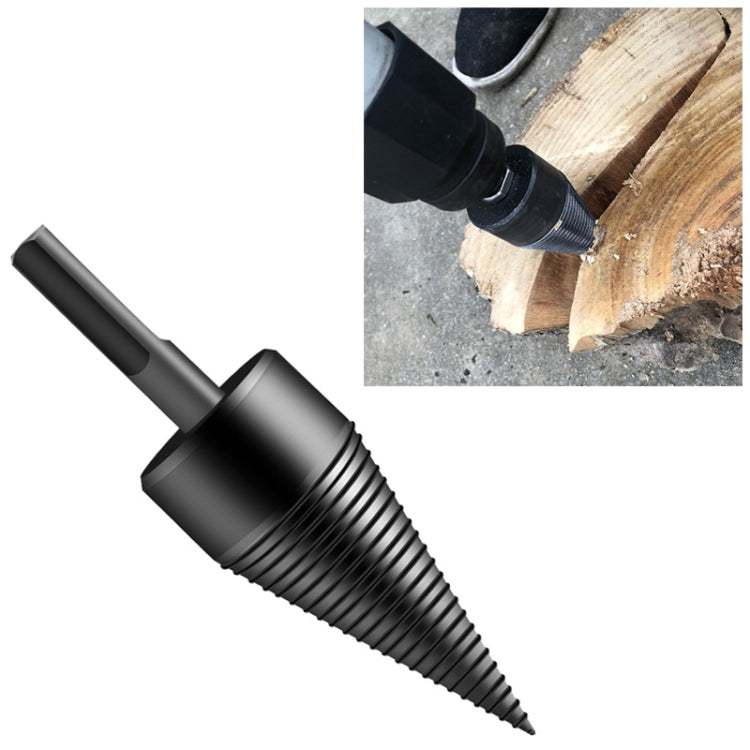 Household Domestic Woodcutter Drill Electric Wooden Split Cone Drill 42mm Hexagon Shank