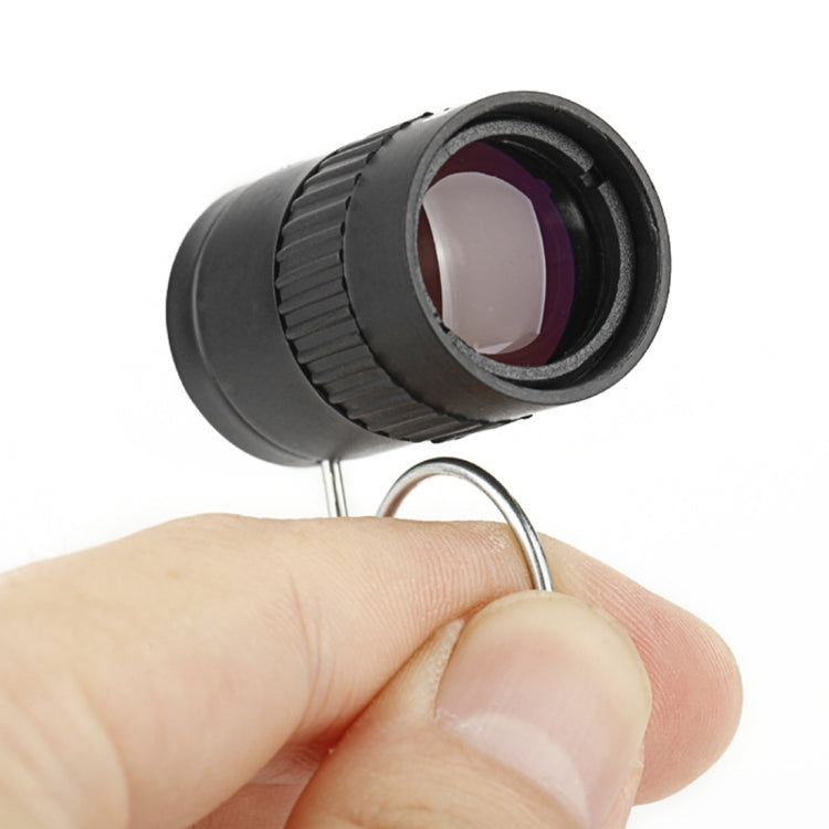 2.5x17.5mm Mini Pocket Miniature Telescope with Finger Buckle
